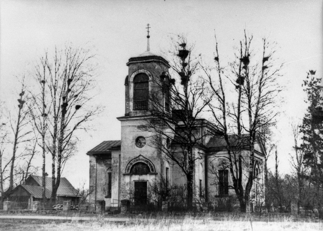 Церковь Воскресения Словущего, Курск (Яблоницы) (Волосовский район, Ленинградская область). архивная фотография, Фото 1970 -х годов из фондов Архива СПб епархии
