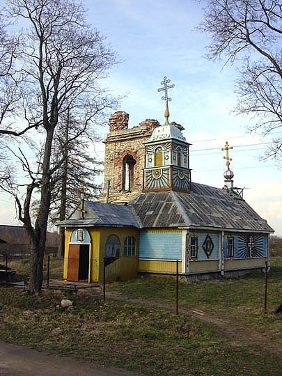 Церковь Николая Чудотворца (новая), Никольское (Гатчинский район, Ленинградская область). фасады