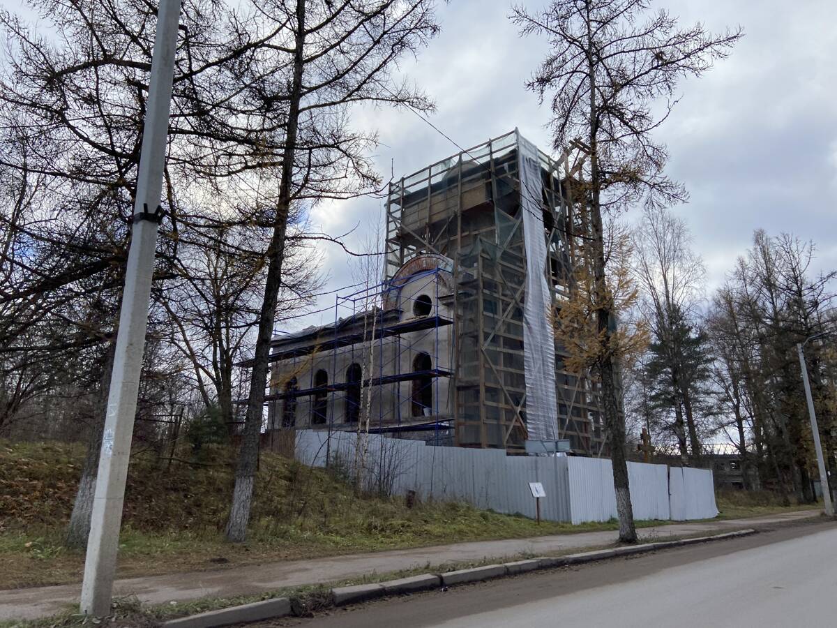 Церковь Георгия Победоносца, Новая Ладога (Волховский район, Ленинградская область). документальные фотографии
