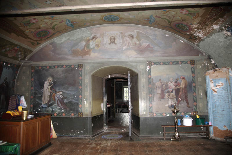 Церковь Михаила Архангела, Архангельское (Угличский район, Ярославская область). интерьер и убранство, Росписи верхнего храма
