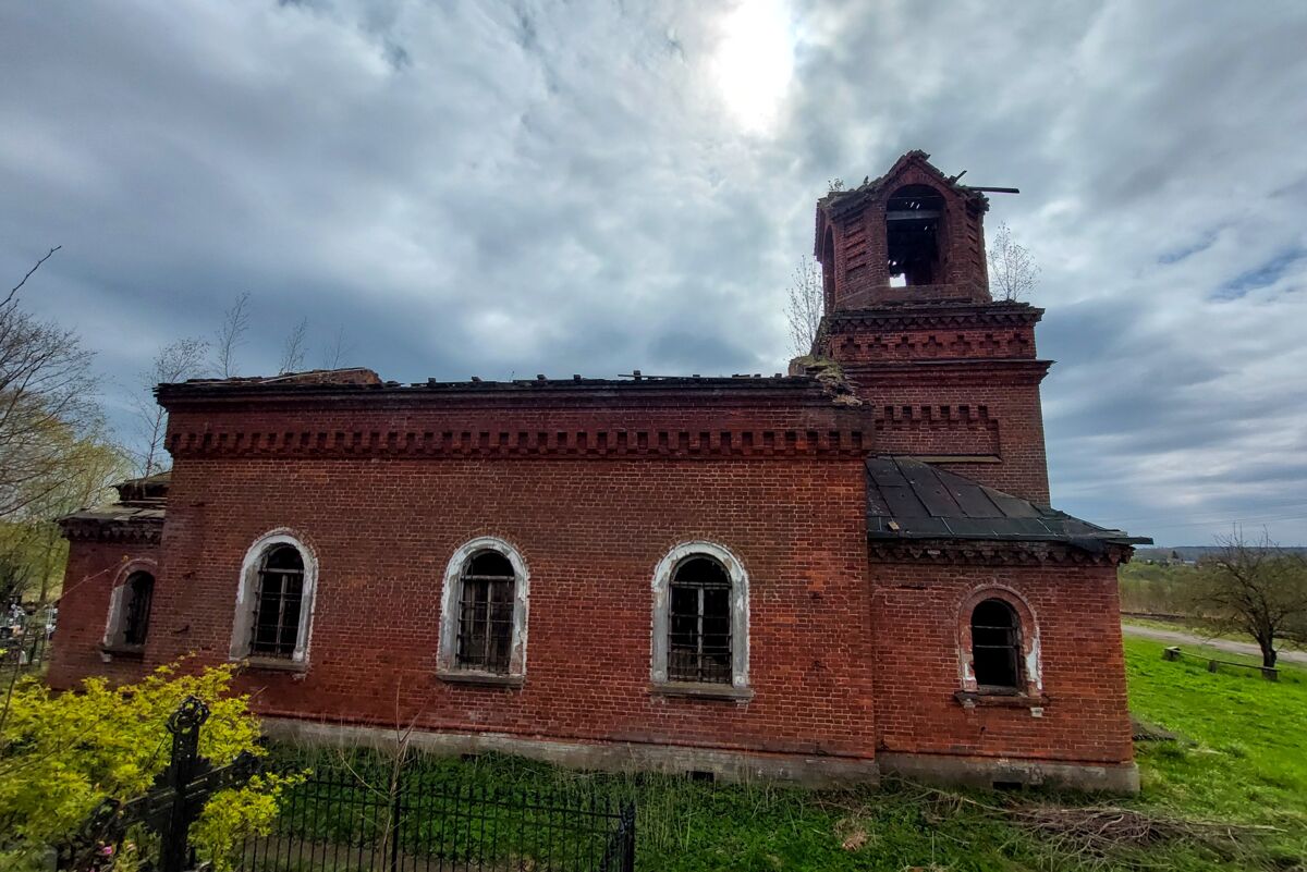 Церковь Преображения Господня, Чернавино (Волховский район, Ленинградская область). фасады