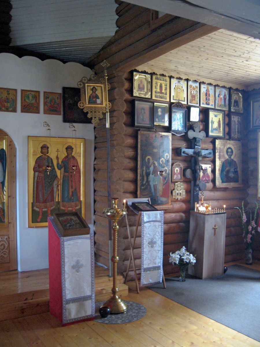 Церковь Бориса и Глеба, Агалатово (Всеволожский район, Ленинградская область). интерьер и убранство