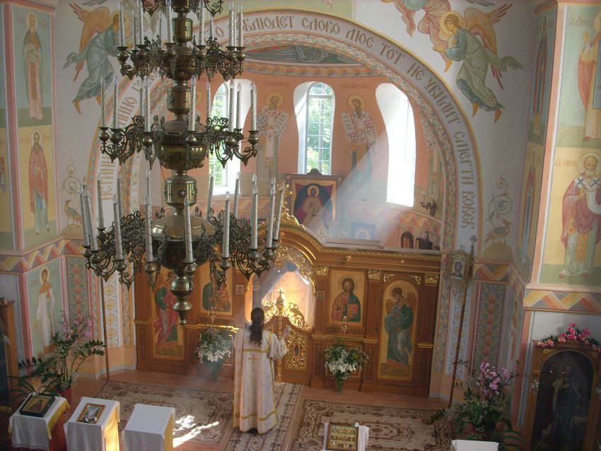 Церковь Александра Невского (новая), Сосновый Бор (Выборгский район, Ленинградская область). интерьер и убранство, Преображение Господне 2011год