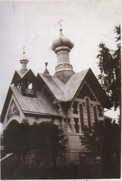 Церковь Александра Невского (новая), Сосновый Бор (Выборгский район, Ленинградская область). архивная фотография, Из фотоальбома 