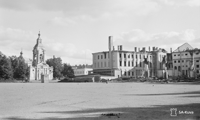 Выборг. Кафедральный собор Спаса Преображения. архивная фотография, Фото из Архива финских вооруженных сил  SA-kuva