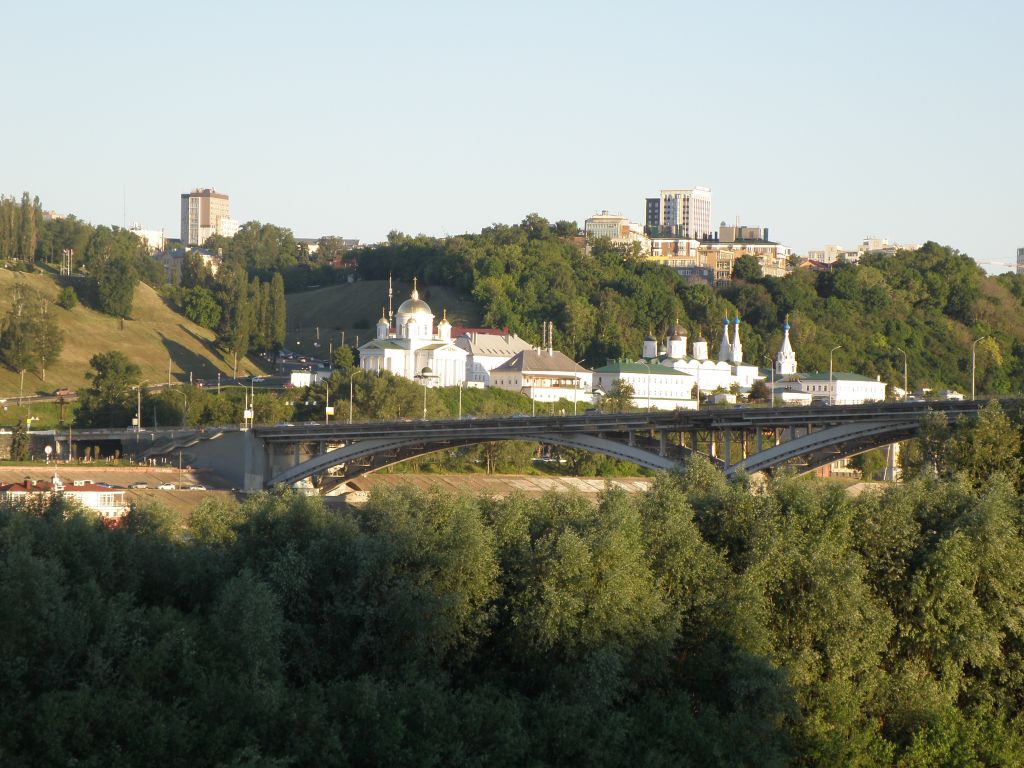 Нижегородский район. Благовещенский монастырь. общий вид в ландшафте