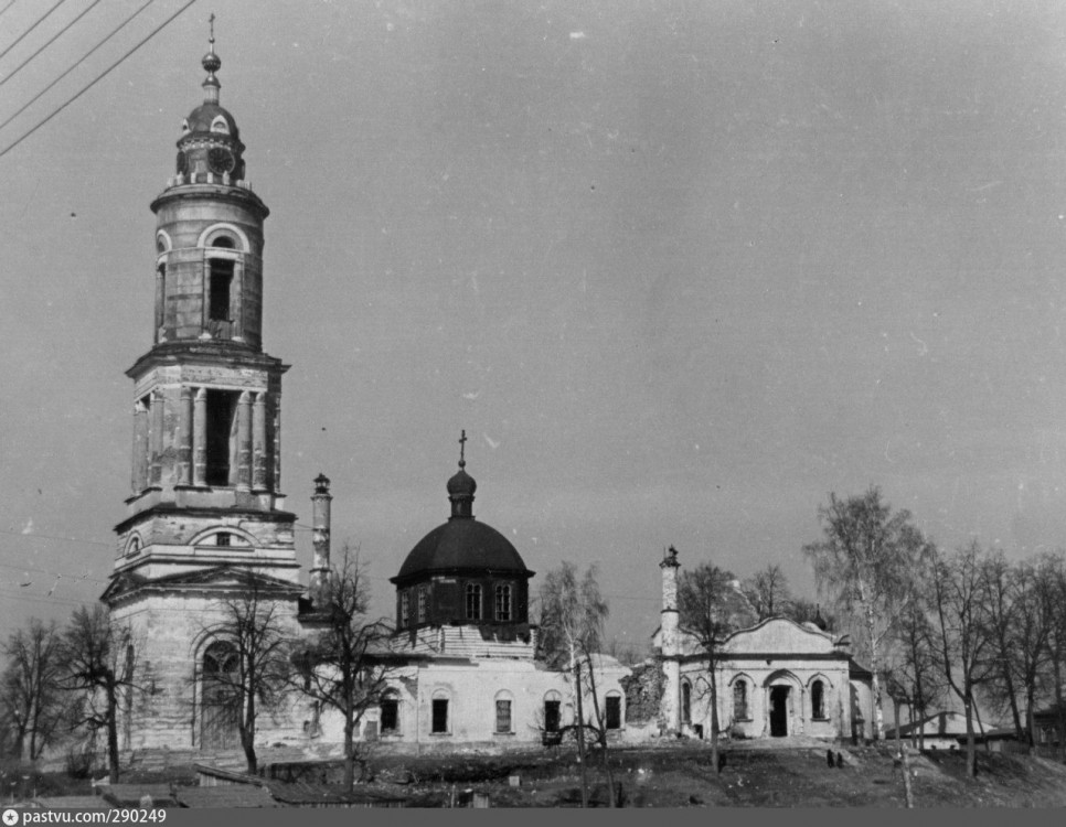 Павловский Посад. Церковь Воскресения Словущего. архивная фотография, Последние дни собора, снос