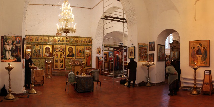 Церковь Троицы Живоначальной, Аверкиево (Павлово-Посадский городской округ и г. Электрогорск, Московская область). интерьер и убранство