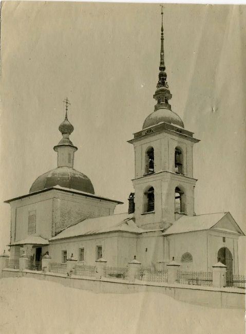 Горицы. Церковь Введения во храм Пресвятой Богородицы. архивная фотография, Из собрания Кирилло-Белозерского музея-заповедника (с сайта goskatalog.ru)