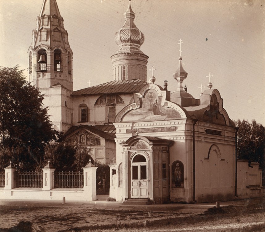 Ярославль. Церковь Николая Чудотворца (Николы Надеина). архивная фотография, Вид с юго-запада. Фото С.М. Прокудина-Горского