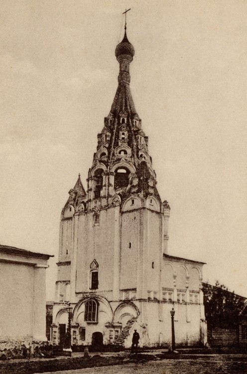 Церковь Рождества Христова, Ярославль (Ярославль, город, Ярославская область). архивная фотография, Колокольня церкви Рождества Христова. Фото начала ХХ в.