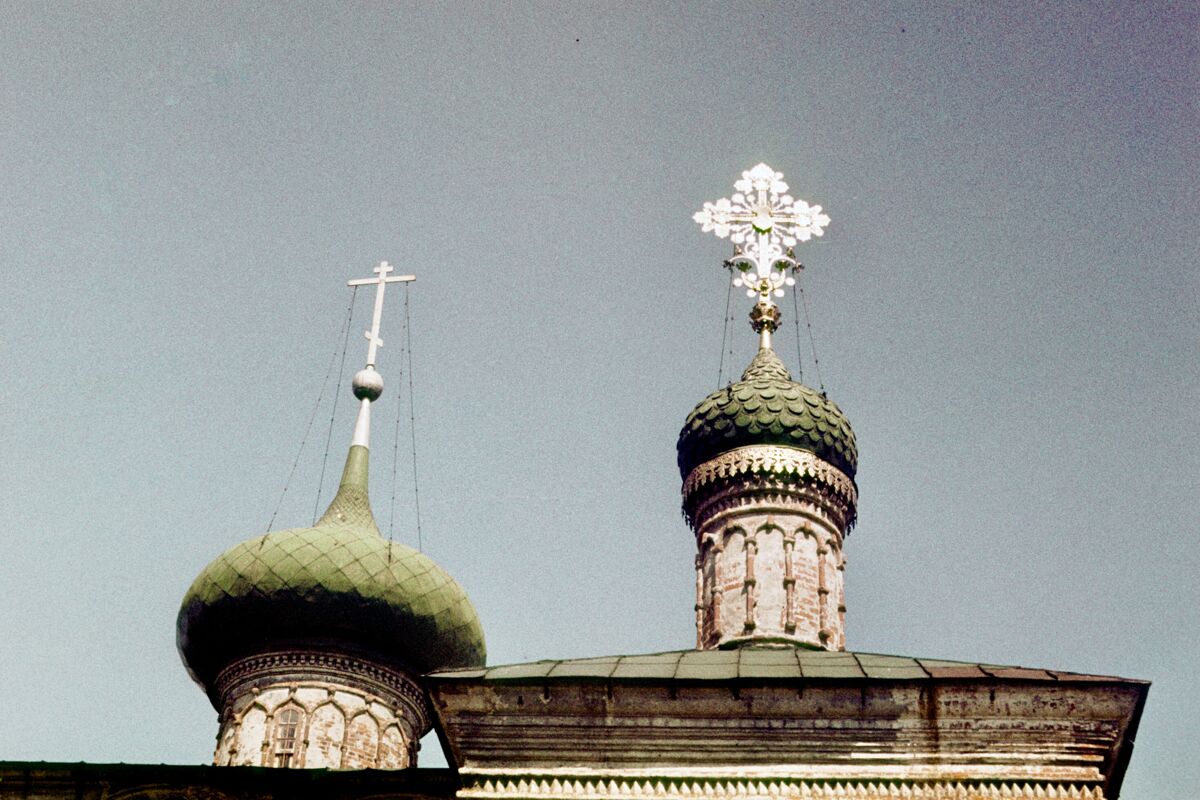 Церковь Рождества Христова, Ярославль (Ярославль, город, Ярославская область). архитектурные детали, Скан слайда из домашнего архива. Снято в первой половине семидесятых годов.