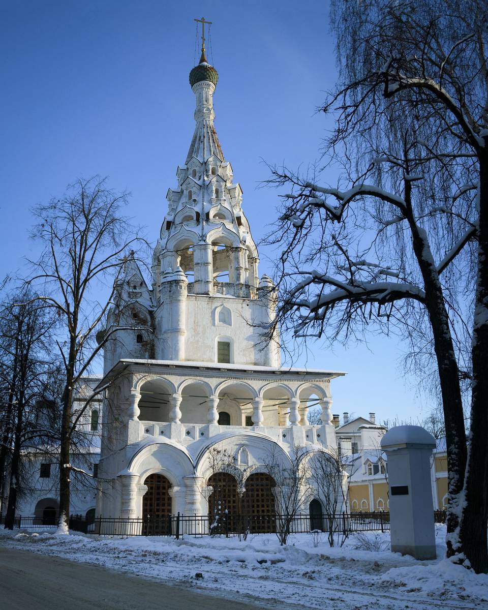 Колокольня церкви, фасады. Церковь Рождества Христова, Ярославль (Ярославль, город, Ярославская область)