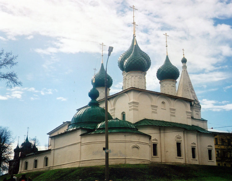 Церковь Происхождения честных древ Креста Господня, Ярославль (Ярославль, город, Ярославская область). фасады
