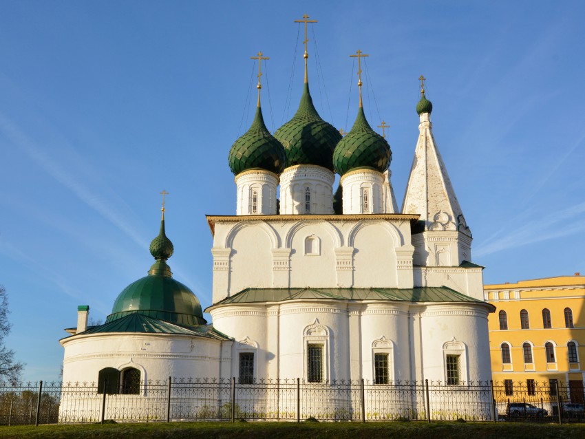 Ярославль. Церковь Спаса Преображения на Городу. фасады, Вид с востока