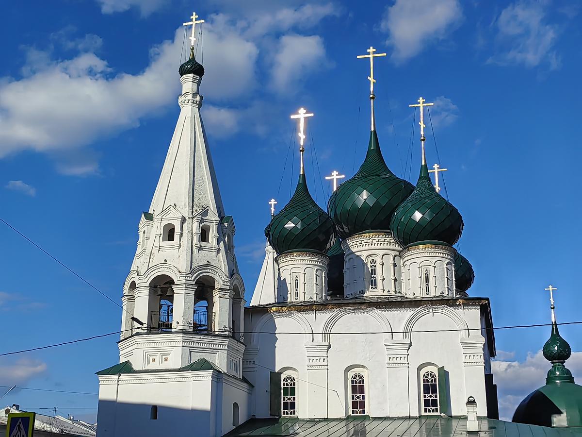 архитектурные детали. Церковь Происхождения честных древ Креста Господня, Ярославль (Ярославль, город, Ярославская область)