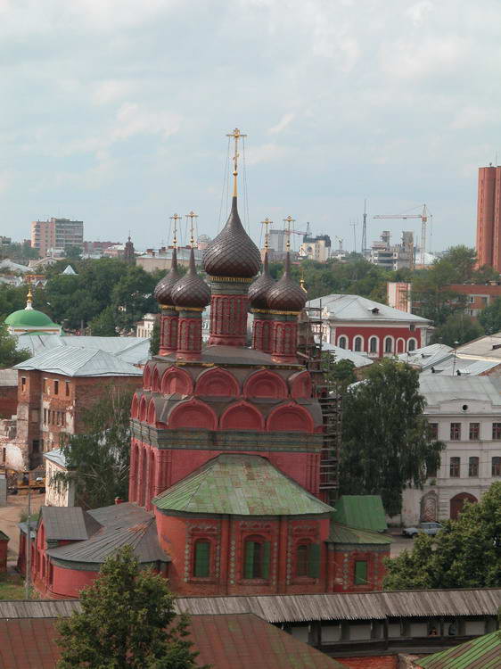 Церковь Богоявления Господня, Ярославль (Ярославль, город, Ярославская область). общий вид в ландшафте