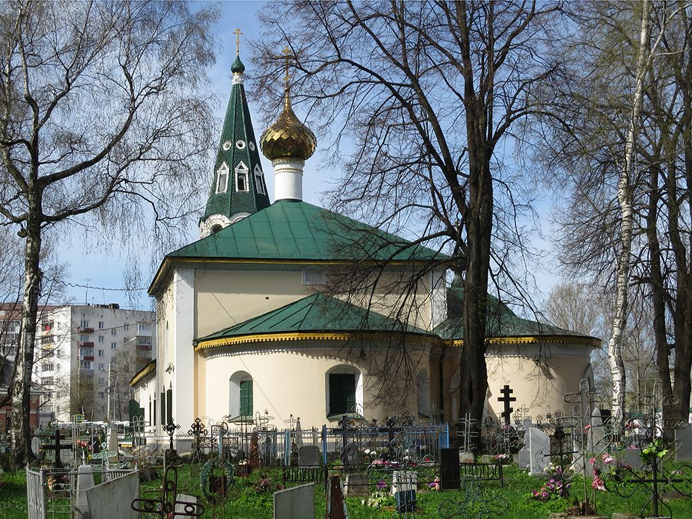 Ярославль. Церковь Ризоположения (Положения честной ризы Пресвятой Богородицы во Влахерне) в Крестах (Крестобогородская). фасады