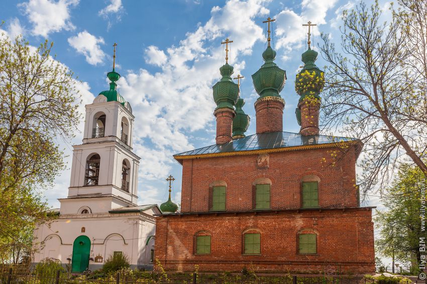 Ярославль. Храмовый комплекс Благовещенской слободы. фасады