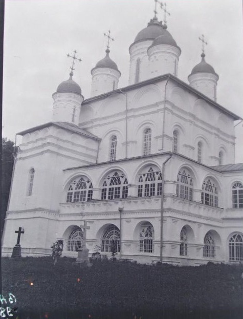 Церковь Преображения Господня, Большие Вязёмы (Одинцовский городской округ и ЗАТО Власиха, Краснознаменск, Московская область). архивная фотография, Первая треть ХХ в.  Вид с востока. ГНИМА им Щусева