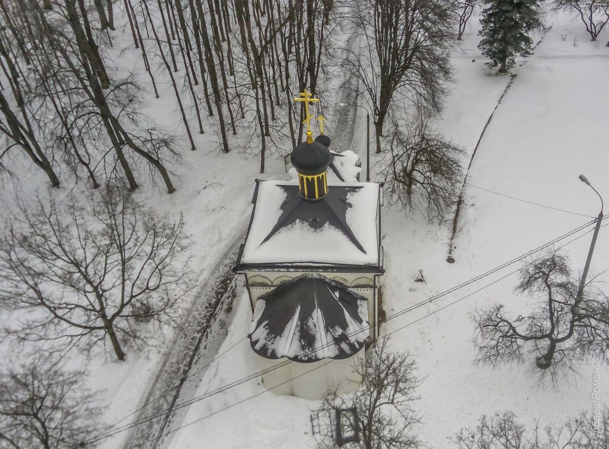 Лесные Поляны. Церковь Сошествия Святого Духа. фасады, Вид с востока