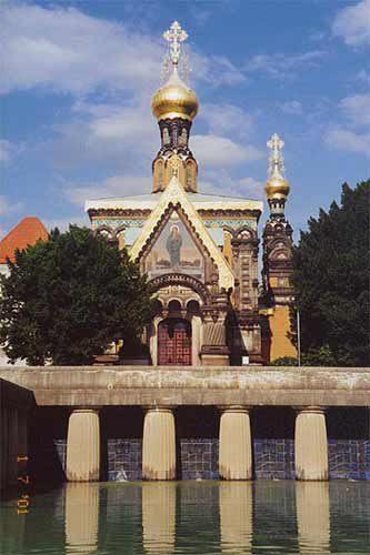Дармштадт. Церковь Марии Магдалины. фасады
