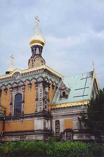Дармштадт. Церковь Марии Магдалины. архитектурные детали