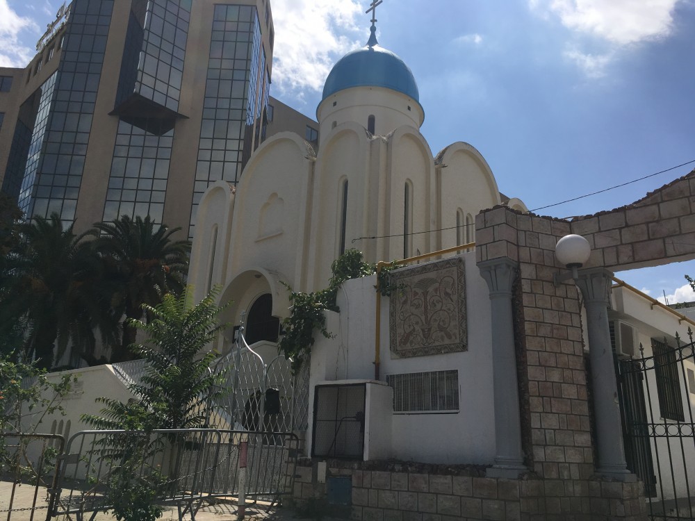 Тунис. Церковь Воскресения Христова. фасады