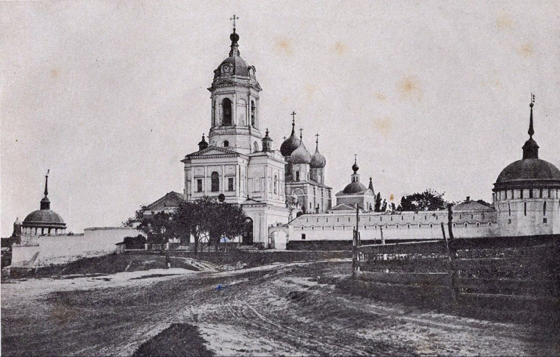 Высоцкий монастырь, Серпухов (Серпуховский городской округ и гг. Протвино, Пущино, Московская область). архивная фотография, Фотограф (издатель) И.И. Улитин