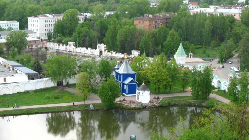 Дзержинский. Николо-Угрешский монастырь. фасады, Вид с колокольни