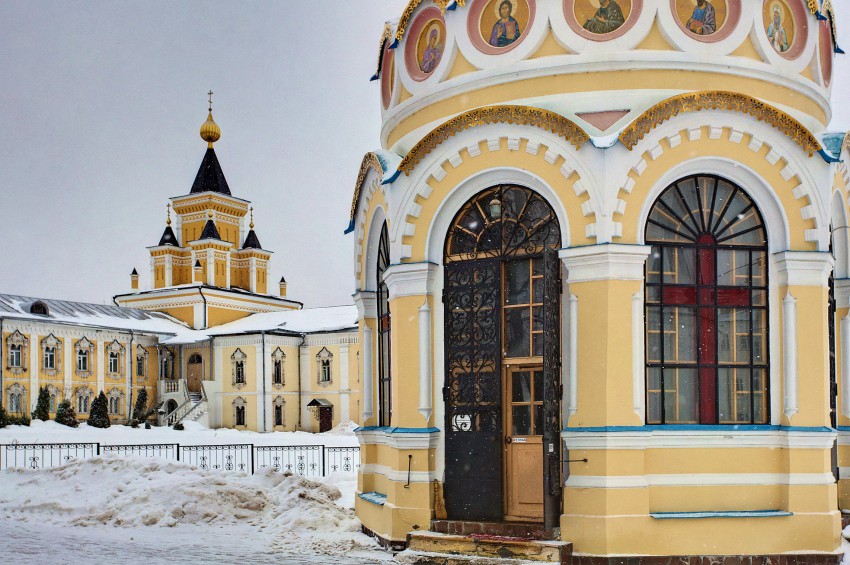 Дзержинский. Николо-Угрешский монастырь. архитектурные детали