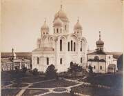 Николо-Угрешский монастырь, Вид на соборы Спасо-Преображенский и Никольский.  Фото 1900-х гг. из фондов ГИМ. (ГК № 44166362)<br>, Дзержинский, Люберецкий городской округ, гг. Лыткарино, Котельники, Московская область