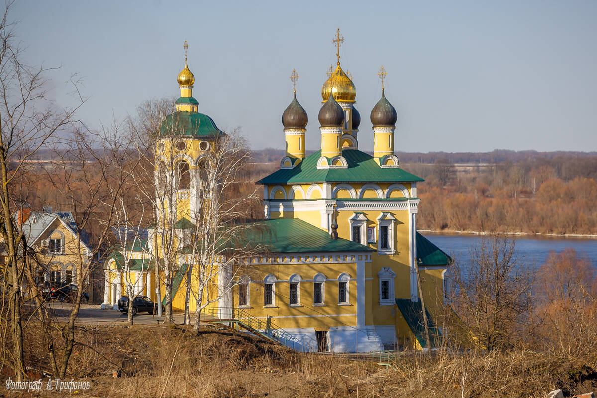 Церковь Николая Чудотворца (Николо-Набережная), Муром (Муромский район и г. Муром, Владимирская область). общий вид в ландшафте