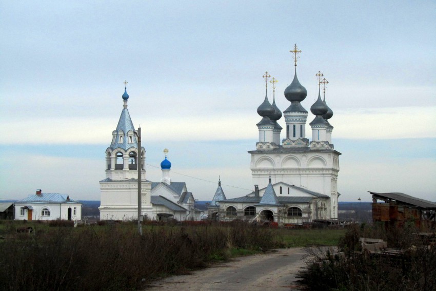 Воскресенский монастырь, Муром (Муромский район и г. Муром, Владимирская область). фасады, вид на монастырские храмы с юго-западной стороны