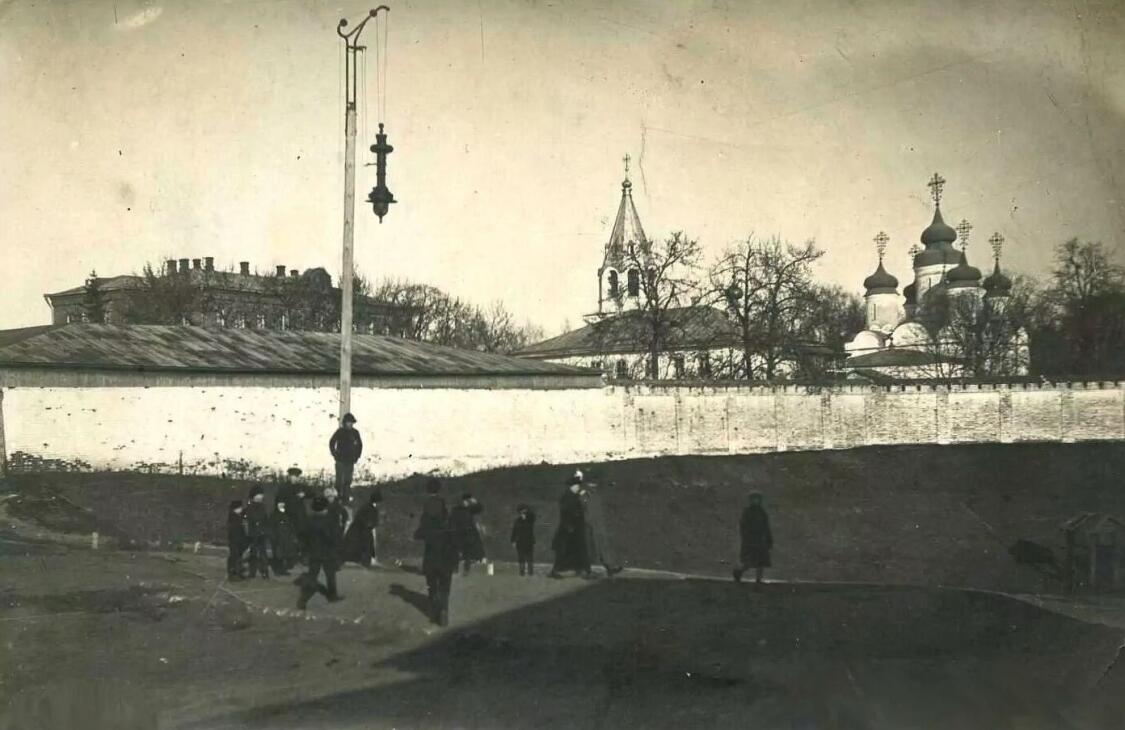 Муром. Спасский мужской монастырь. архивная фотография, Общий вид монастыря, 1900 г.