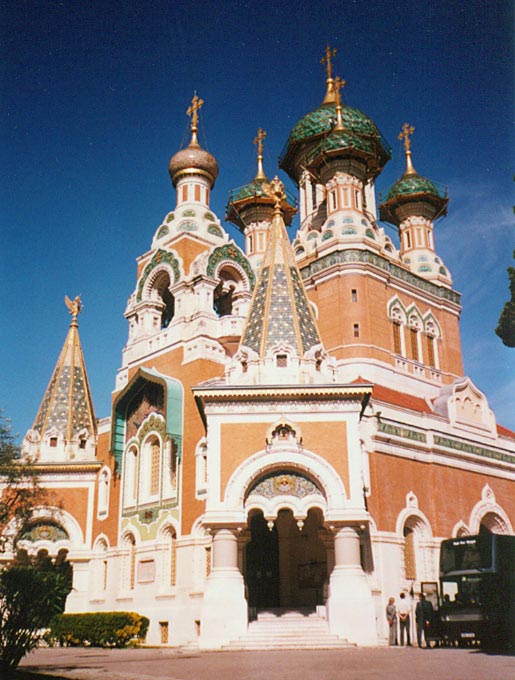 Собор Николая Чудотворца, Ницца (Франция, Прочие страны). фасады