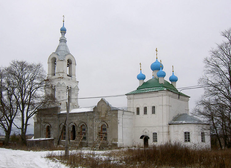 Поречье. Церковь Рождества Пресвятой Богородицы. фасады