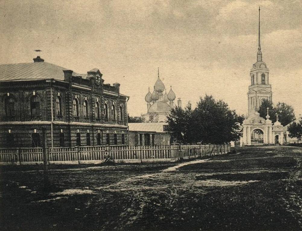 Церковь Вознесения Господня, Калязин (Калязинский район, Тверская область). архивная фотография, Фотография 1909-1916 гг.