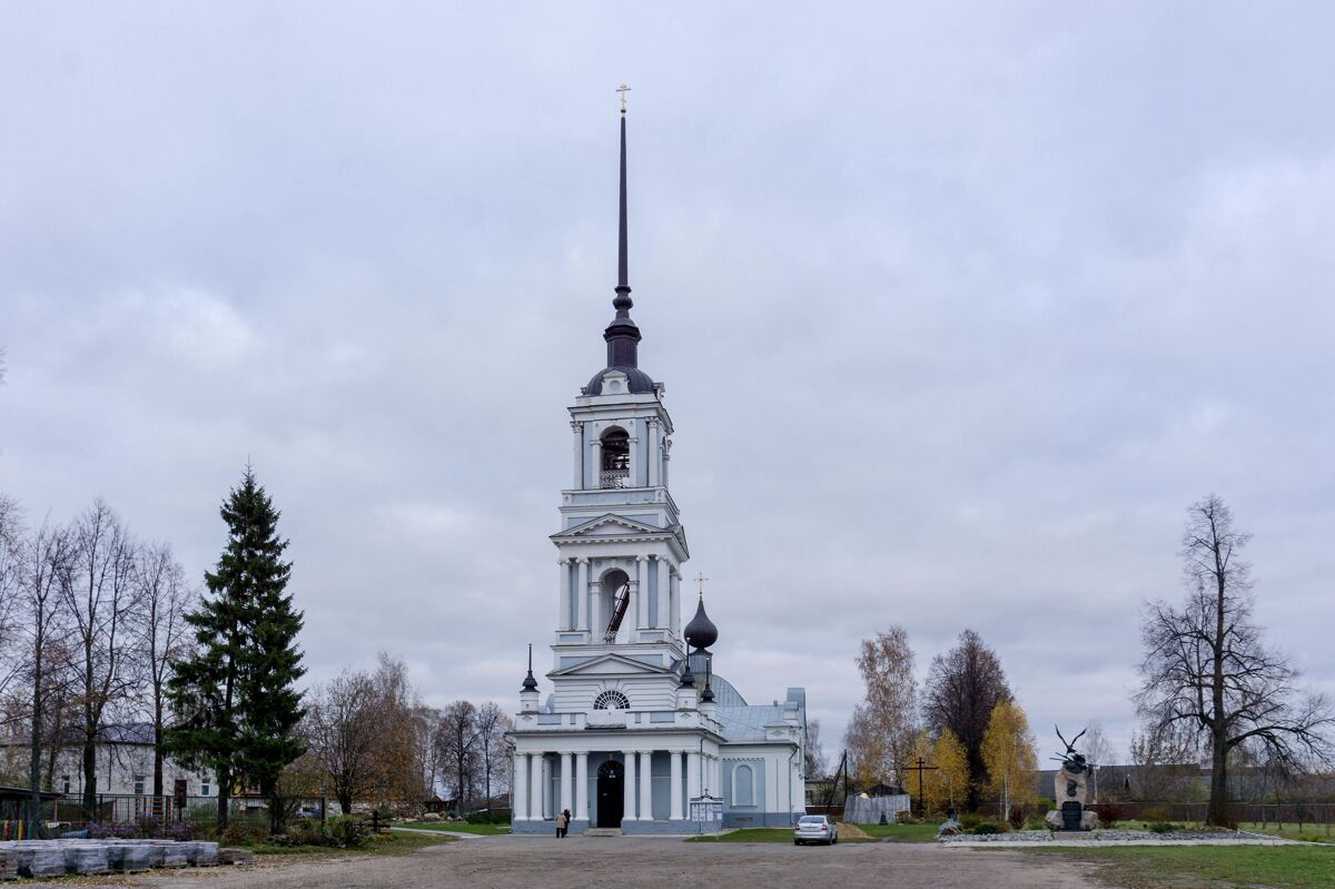 Церковь Вознесения Господня, Калязин (Калязинский район, Тверская область). общий вид в ландшафте