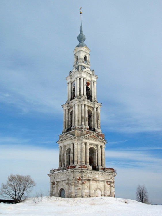 Калязин. Колокольня собора Николая Чудотворца. фасады, Общий вид