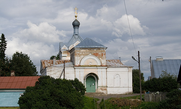 Церковь Рождества Христова, Кашин (Кашинский городской округ, Тверская область). фасады, Западный фасад