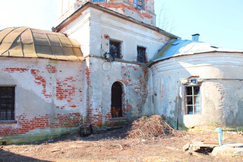 Церковь Флора и Лавра, Кашин (Кашинский городской округ, Тверская область). фасады, Фрагмент северного фасада