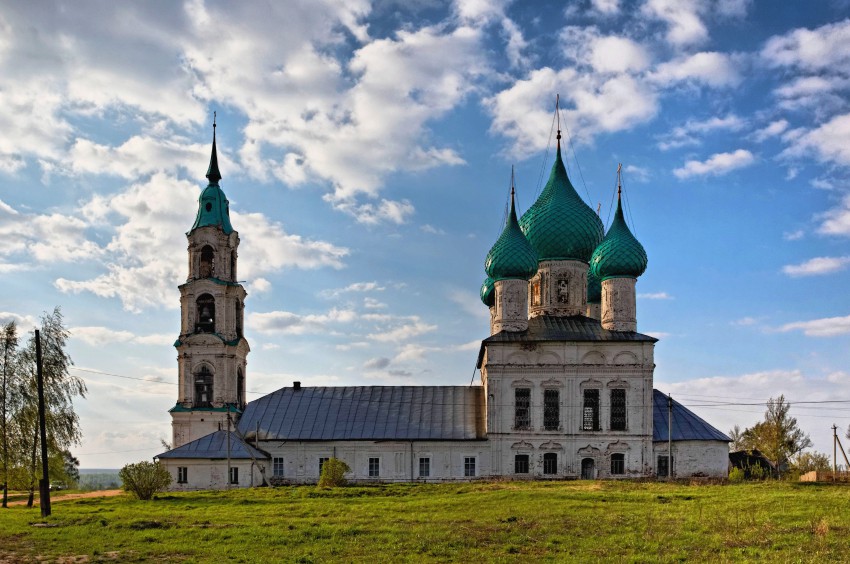 Церковь Воскресения Христова, Левашово (Некрасовский район, Ярославская область). фасады
