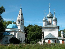 Некрасовское. Храмовый комплекс. Церкви Спаса Преображения и иконы Божией Матери 