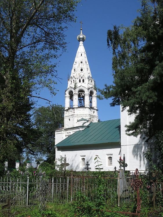 Церковь Иоанна Богослова в Ипатьевской слободе, Кострома (Кострома, город, Костромская область). архитектурные детали, Колокольня