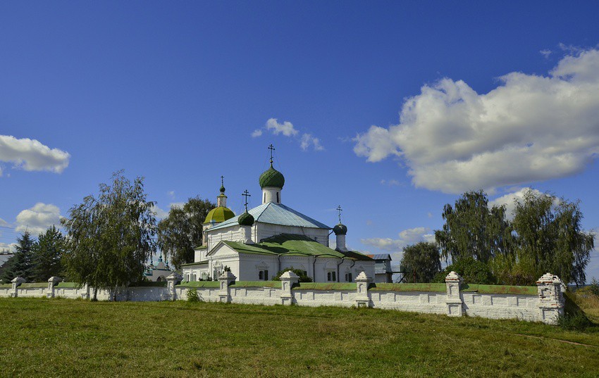 Церковь Илии Пророка (Рождества Христова) на Городище, Кострома (Кострома, город, Костромская область). общий вид в ландшафте