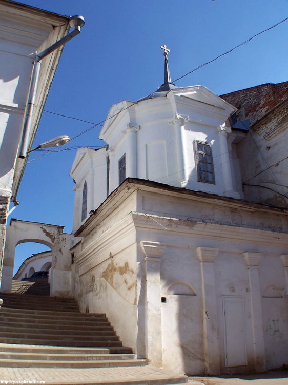 Часовня Николая Чудотворца в Пряничных рядах, Кострома (Кострома, город, Костромская область). фасады, С противоположной строны