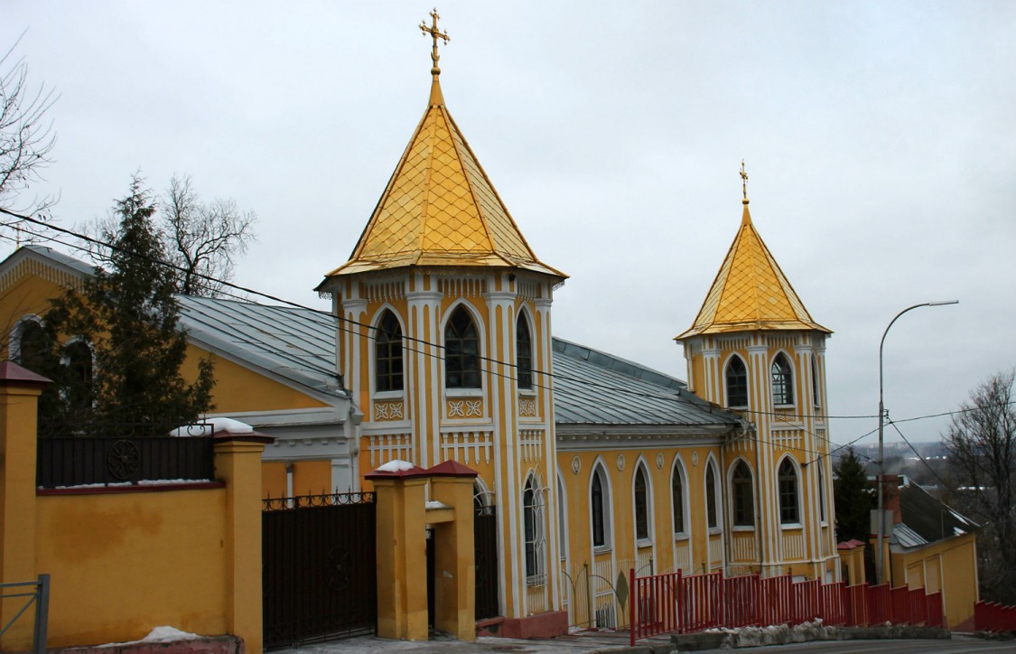 Брянск. Горно-Никольский мужской монастырь. фасады, Церковь Сергия Радонежского в Архиерейском доме Горно-Никольского мужского монастыря