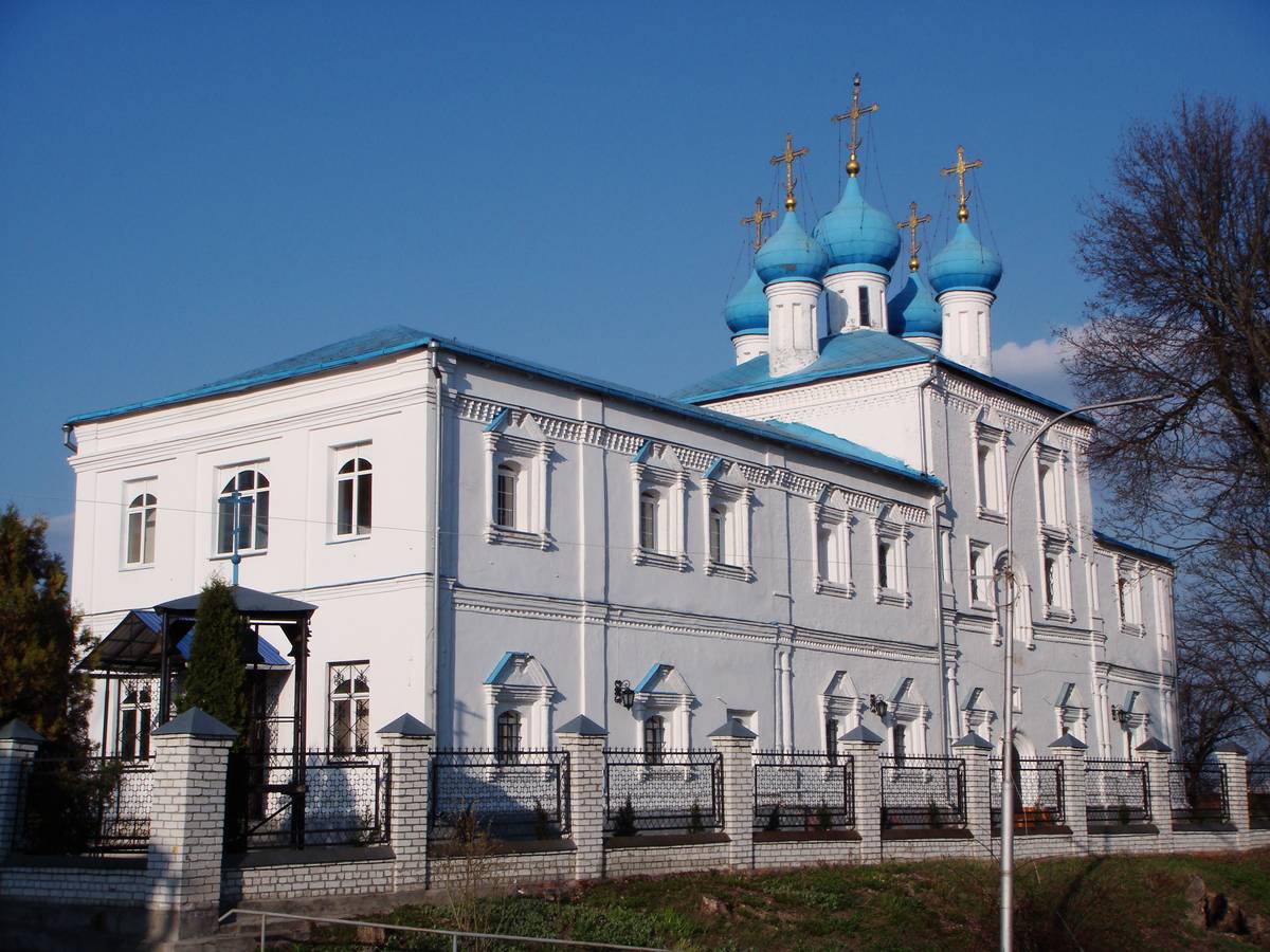 Собор Покрова Пресвятой Богородицы на Покровской горе, Брянск (Брянск, город, Брянская область). общий вид в ландшафте, Вид на собор с юго-запада