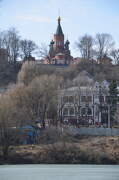 Церковь Преображения Господня ("Спасо-Гробовская"), Вид из-за оз. Старуха<br>, Брянск, Брянск, город, Брянская область
